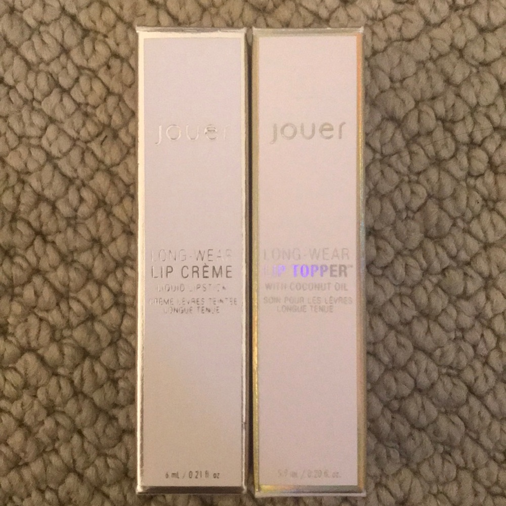 Jouer long wear lip cream and topper